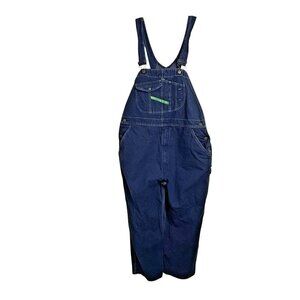 Key Imperial Overalls 46x29 Bibs Denim Jeans Bib Carpenter Cotton Work *READ
